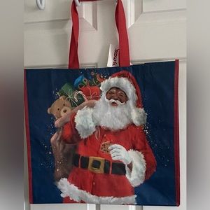 NEW “Black African American Santa Christmas” Reusable Shopping/Tote Bag …